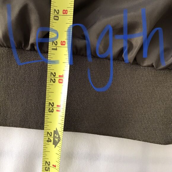 Free People Olive Green Full Zip Up Nylon Aviator Military Bomber Jacket - Picture 9 of 11